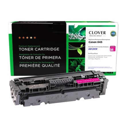Cig Clover Imaging Remanufactured Magenta Toner Cartridge for Canon 1240C001 (045) 201391P